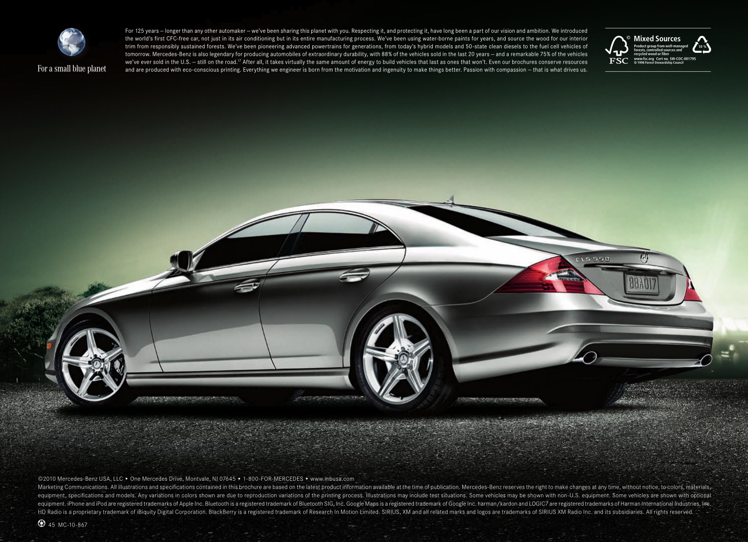 2011 Mercedes-Benz CLS-Class Brochure Page 15